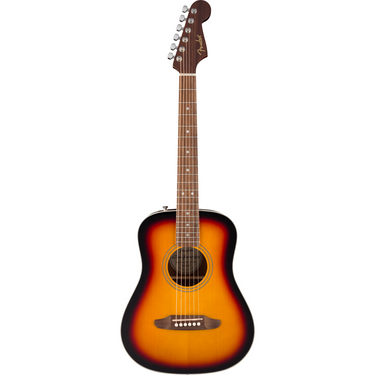 Guitarra Acustica Fender Ca Std Redondo Mini Wb Ib 3ts, 0974101100